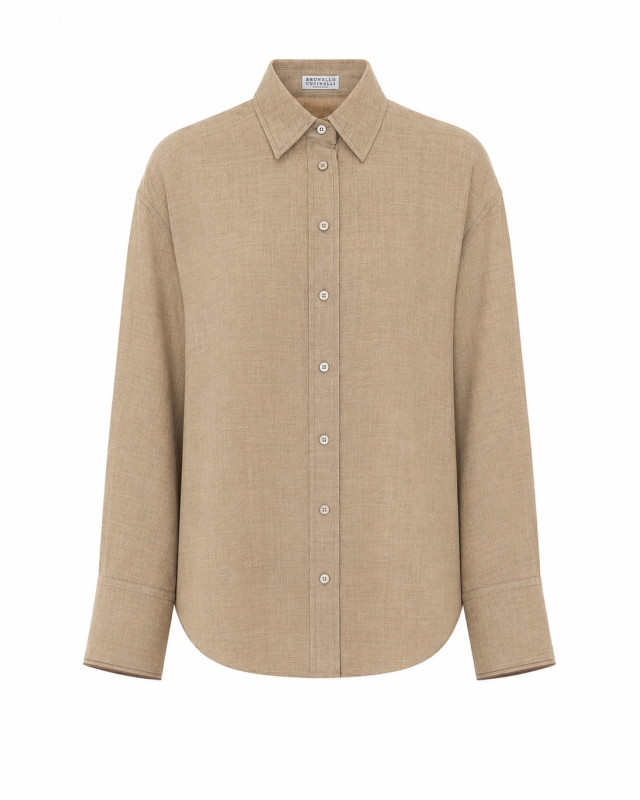 [Brunello Cucinelli] Shirts Long Sleeve FW26 MG550M1M06C1131