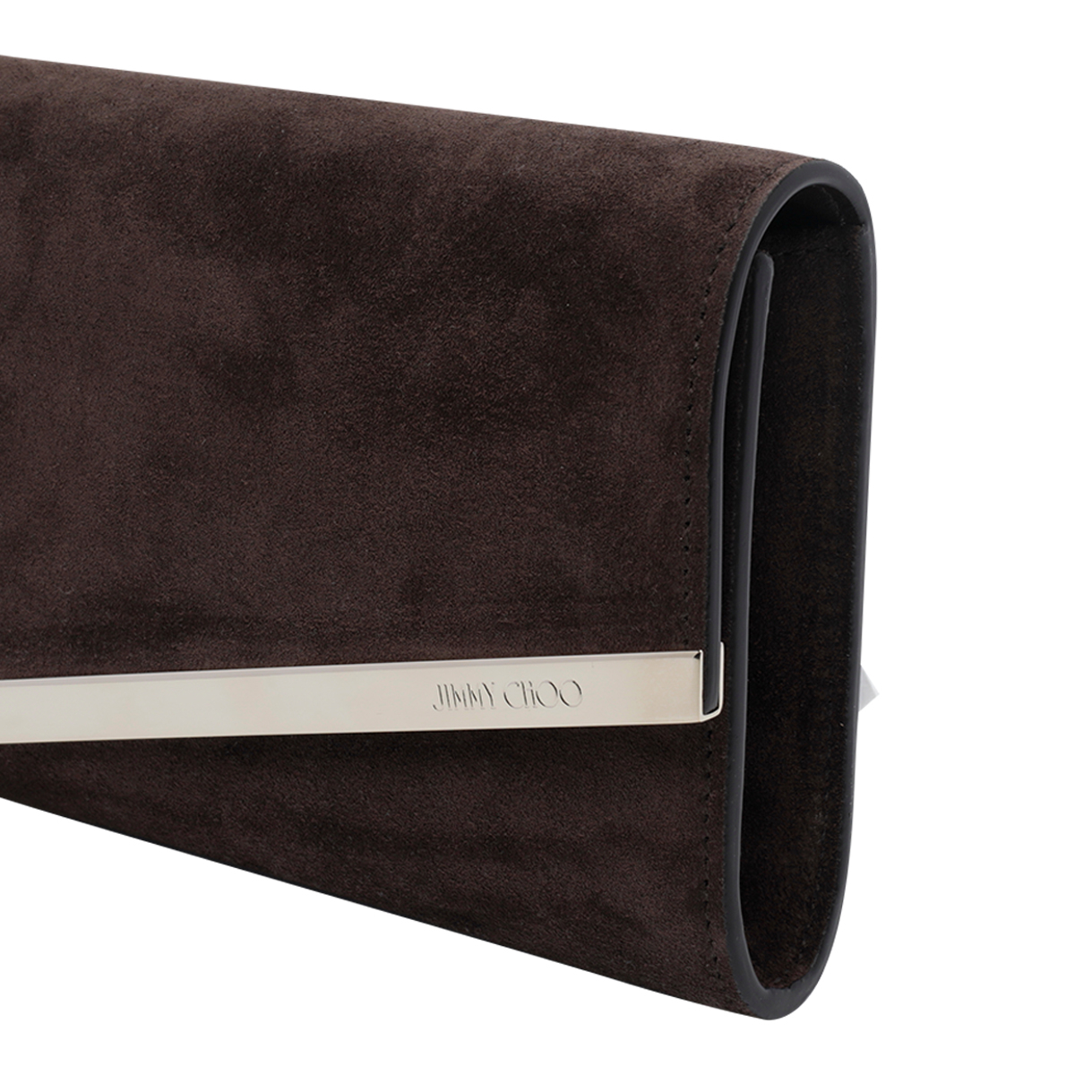 [Jimmy Choo] Clutch bag FW26 EMMIESUECHOCOLATE/LIGHT GOLD