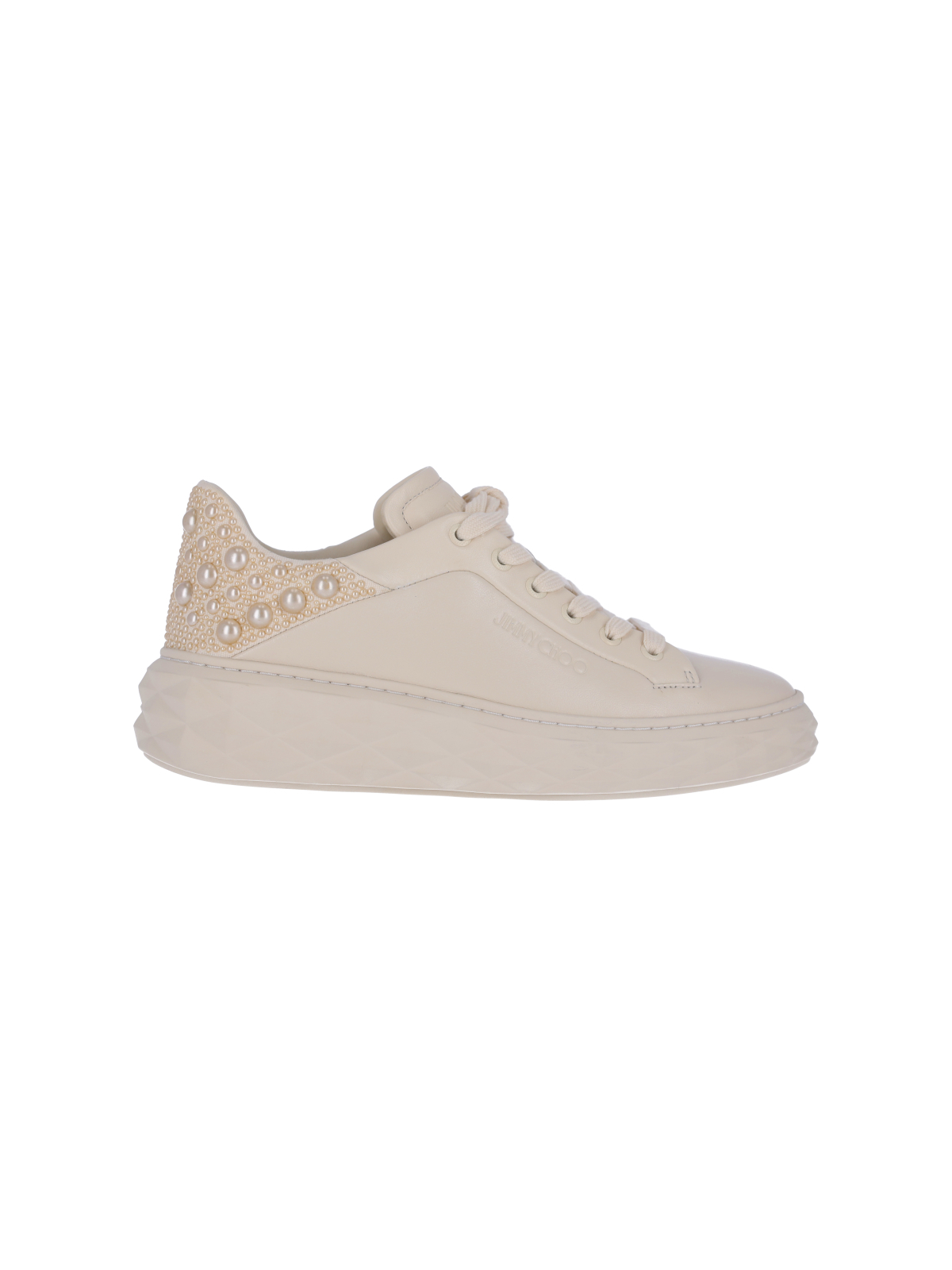 [Jimmy Choo] Sneakers FW26 DIAMOND MAXI F II NVKX LATTE MIX