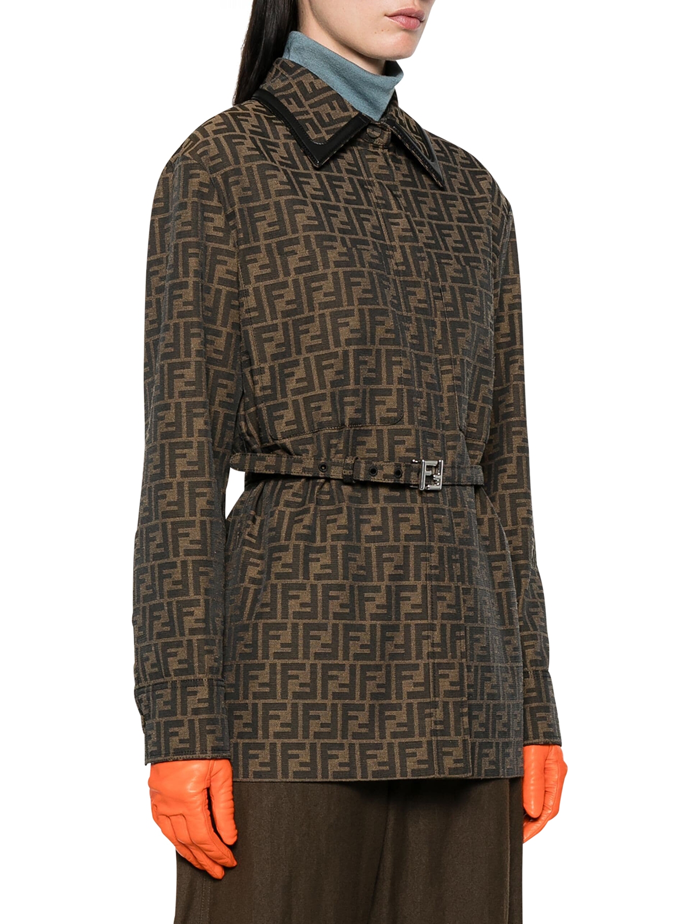 [Fendi] Jacket FW26 FJ7564A5W3F118W TOBACCO