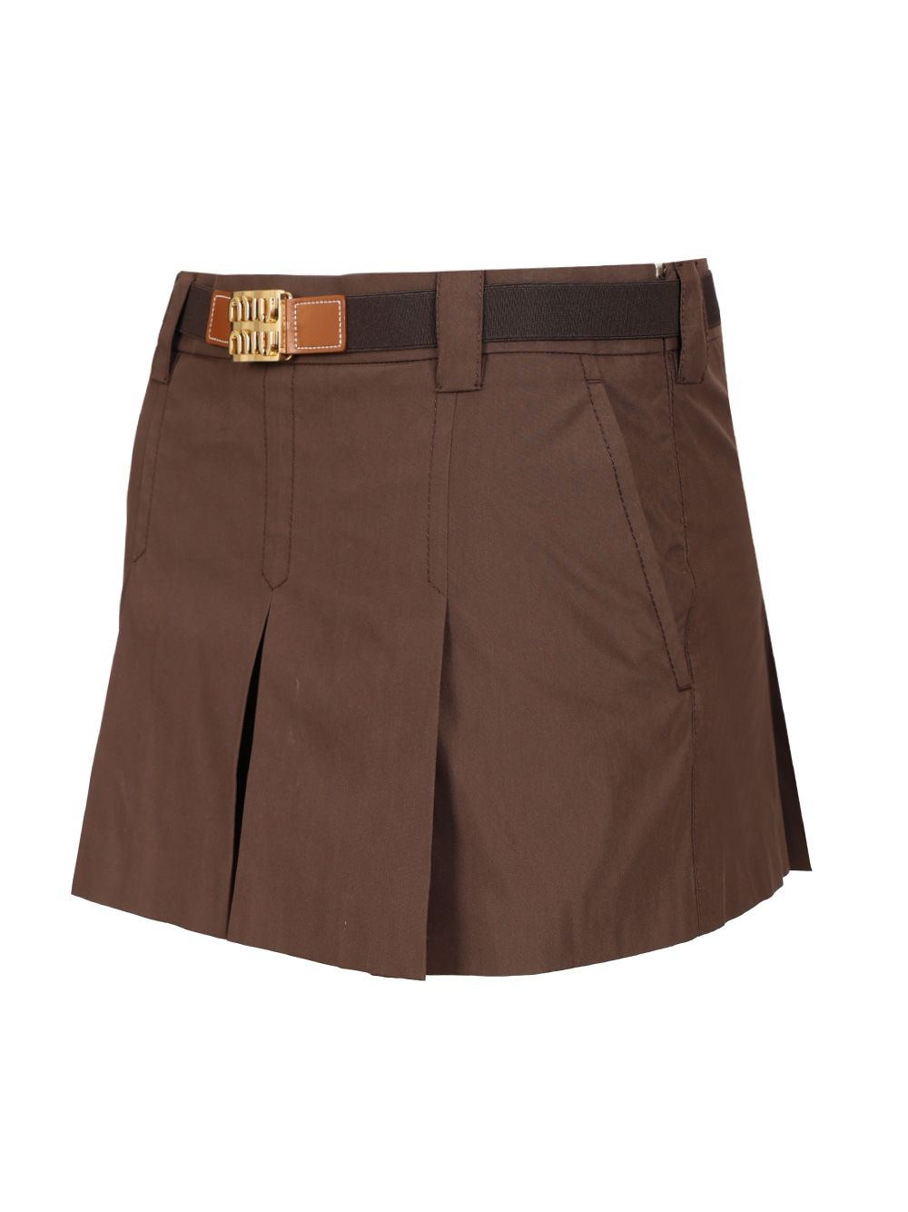 [Miu Miu] Mini skirt FW25 MG2485 S OOO 12NSF0324