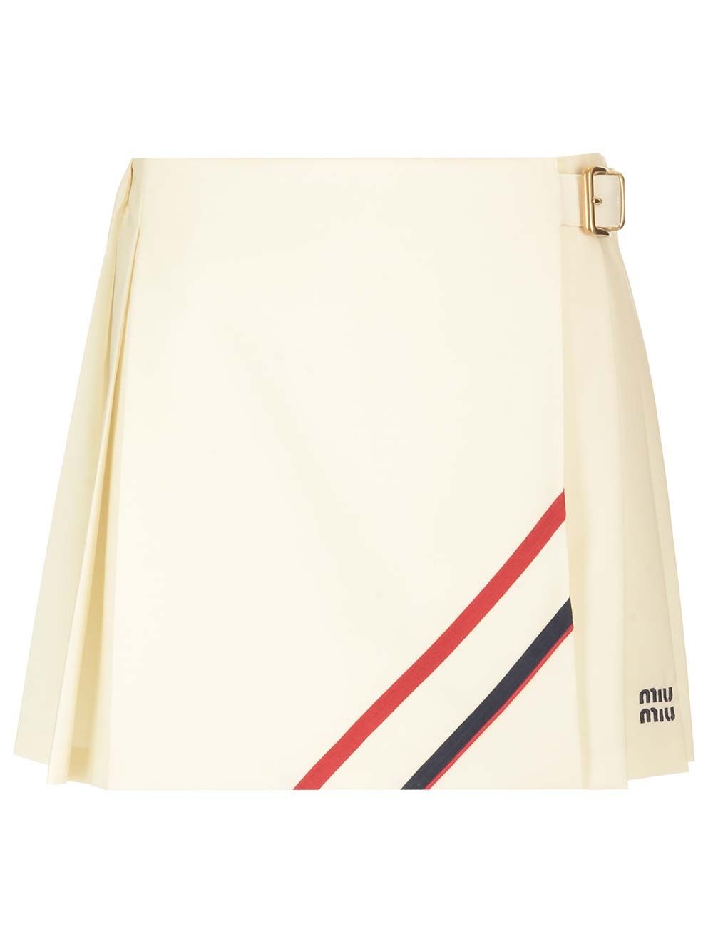 [Miu Miu] Mini skirt SS25 MG2350 OOO S 16DJF0018