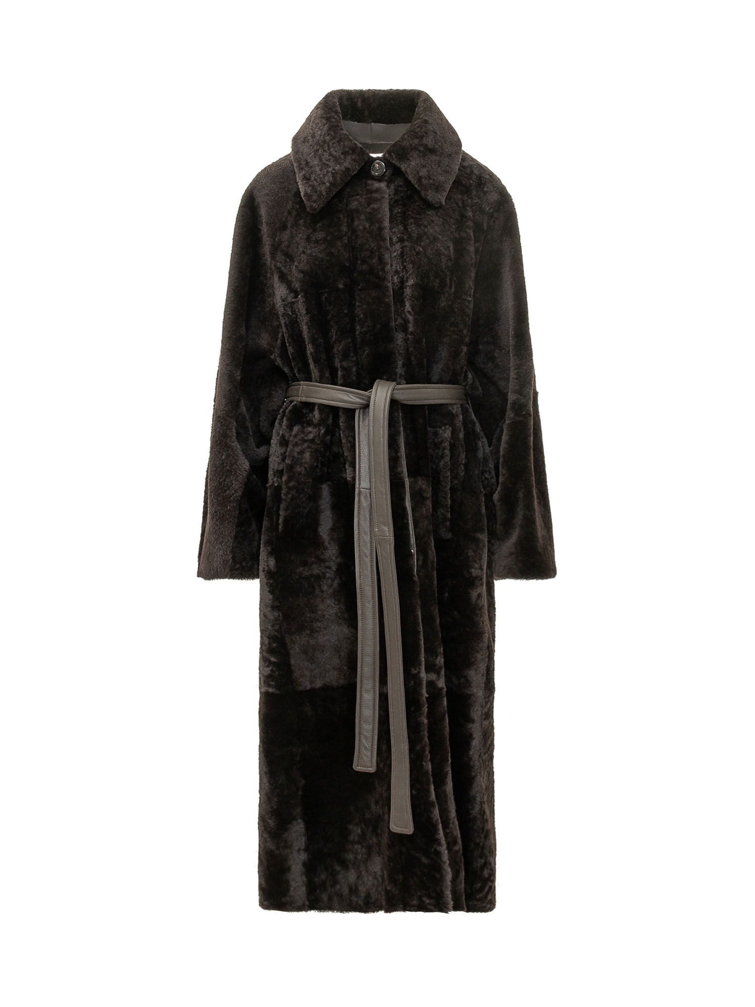 [Blancha] Fur Jacket FW26 26190300 CIOCCOLATO