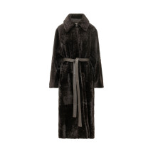 [Blancha] Fur Jacket FW26 26190300 CIOCCOLATO