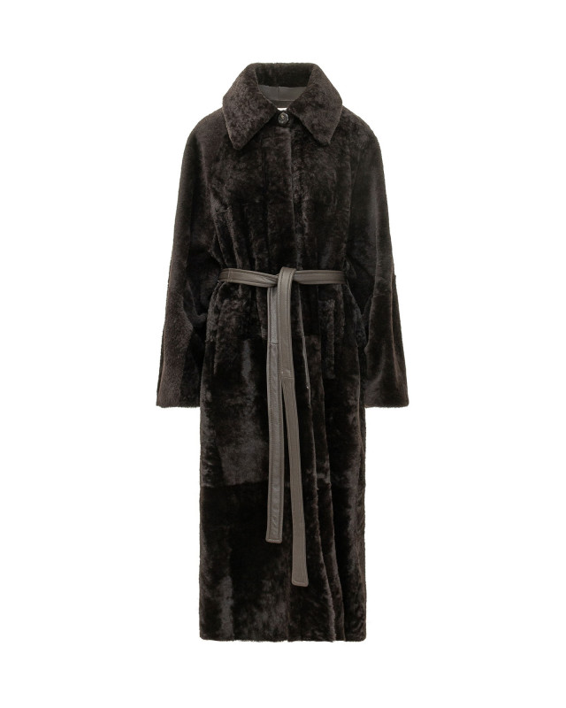 [Blancha] Fur Jacket FW26 26190300 CIOCCOLATO
