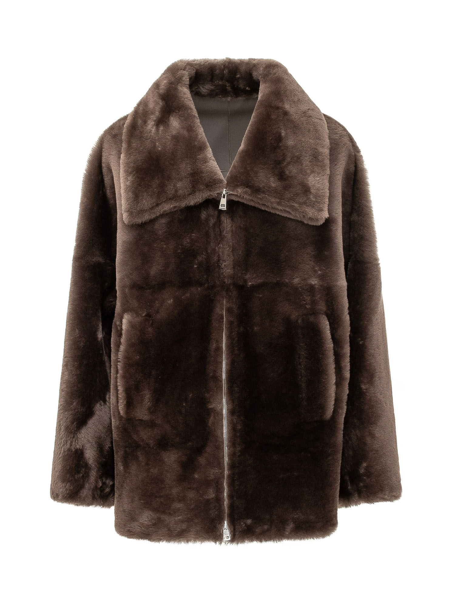 [Blancha] Fur Jacket FW26 26100302 QUERCIA