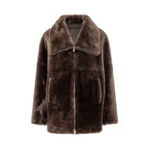 [Blancha] Fur Jacket FW26 26100302 QUERCIA