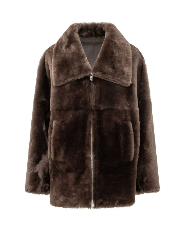 [Blancha] Fur Jacket FW26 26100302 QUERCIA