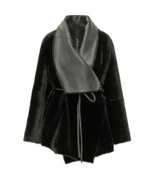 [Blancha] Fur Jacket FW26 26016300 NERO