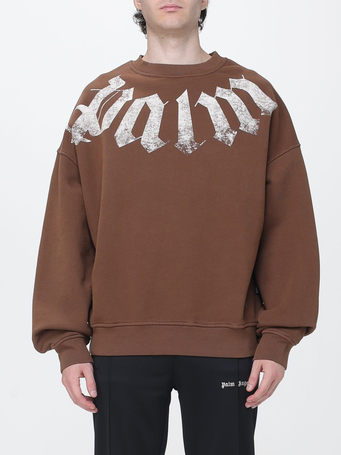 [Palm Angels] Sweatshirt FW26 PAMBA04F26FL01 BROWN