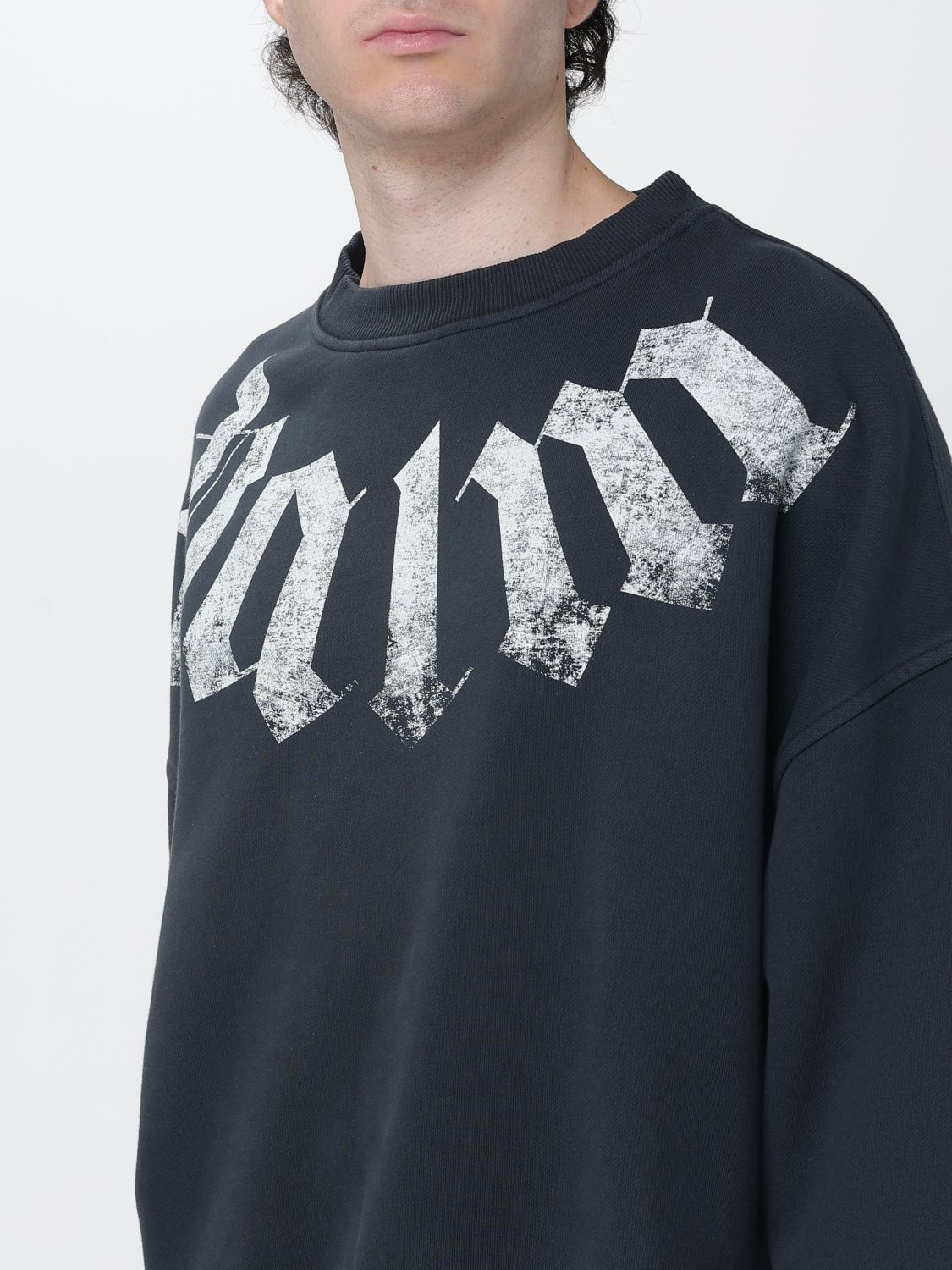 [Palm Angels] Sweatshirt FW26 PAMBA04F26FL01 BLACK