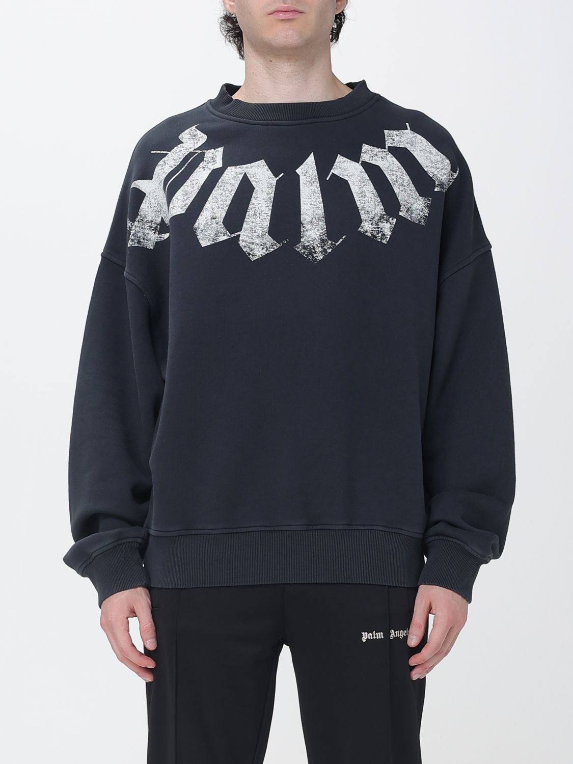 [Palm Angels] Sweatshirt FW26 PAMBA04F26FL01 BLACK