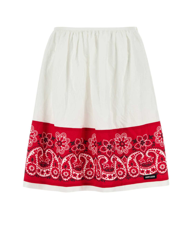 [Miu Miu] Mini skirt FW26 MG2487SOOO17LZ F0970