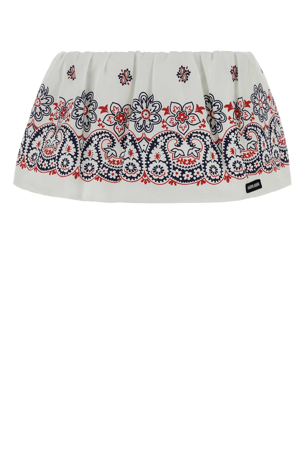 [Miu Miu] Mini skirt FW26 MG2200SOOO17XZ F0UB0