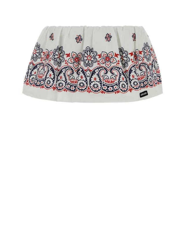 [Miu Miu] Mini skirt FW26 MG2200SOOO17XZ F0UB0