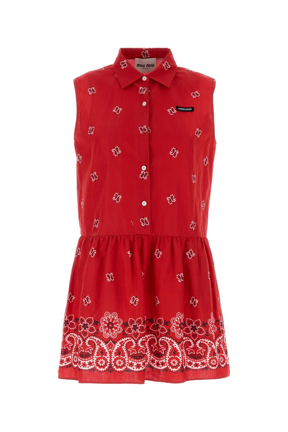 [Miu Miu] Sleeveless dress FW26 MF5889SOOO17XY F0976