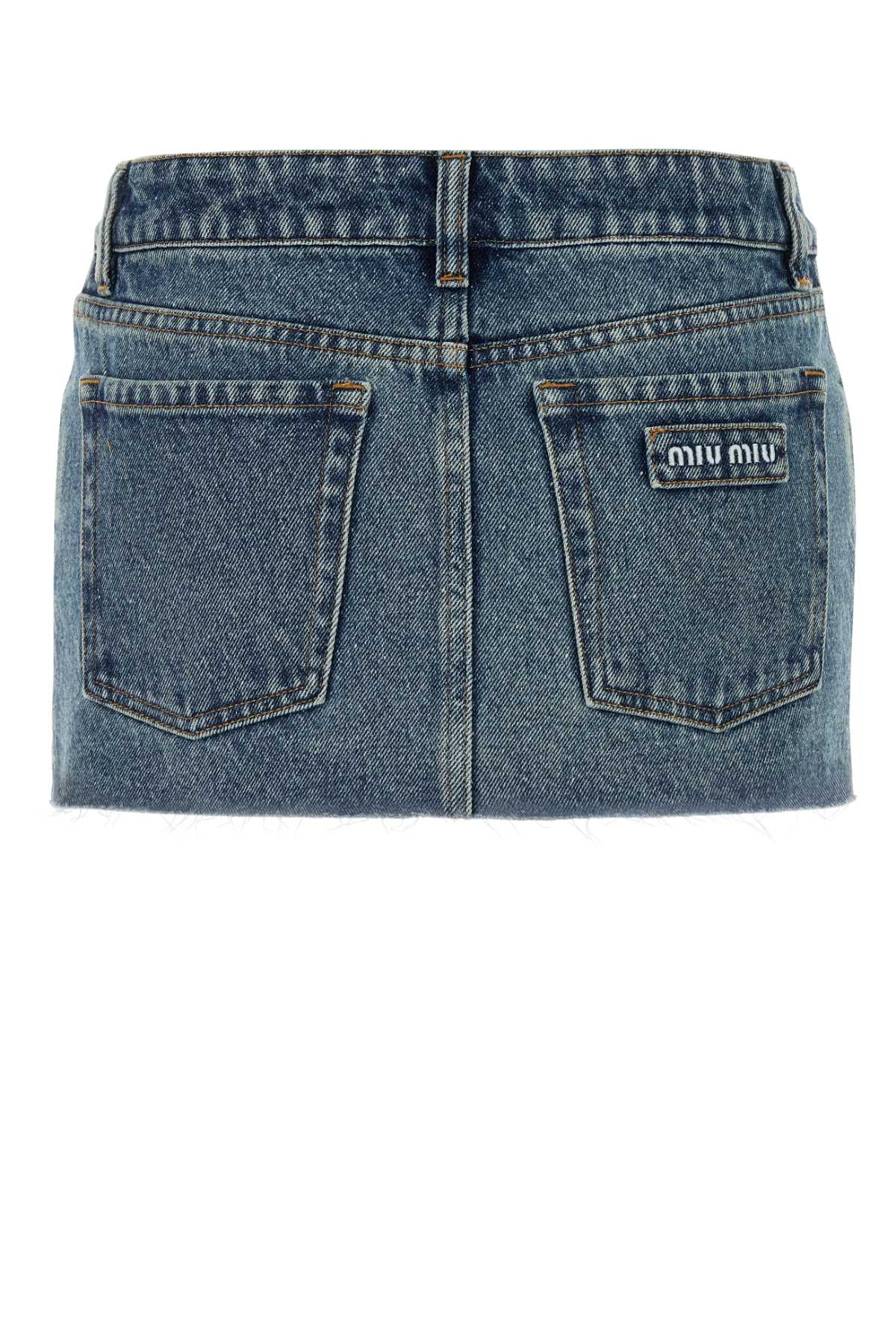 [Miu Miu] Mini skirt FW26 GWD360SOOO192U F0008