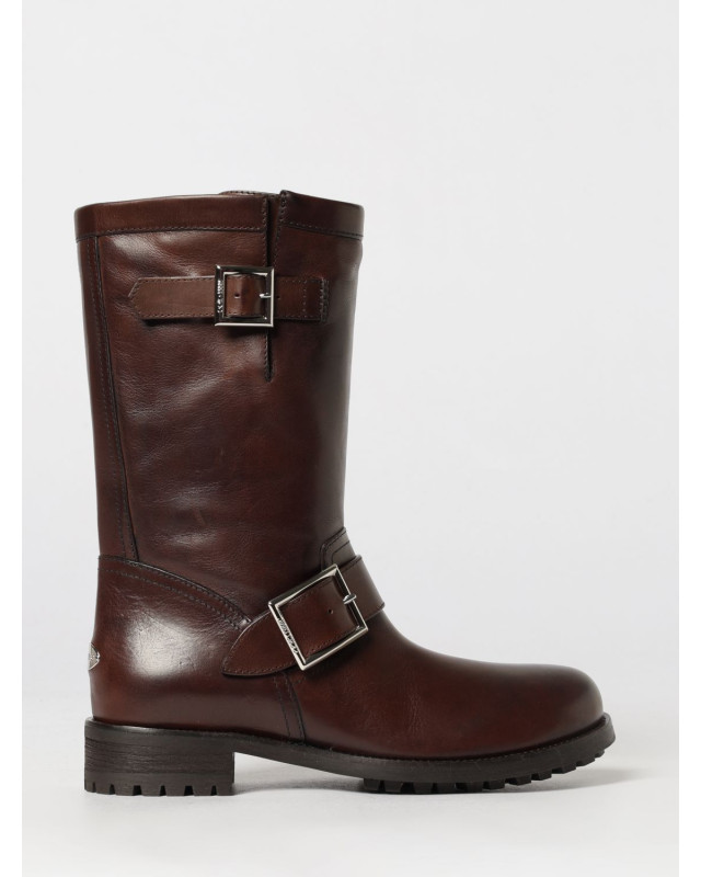 [Jimmy Choo] Boots FW26 BIKERMIDSVH CHOCOLATE