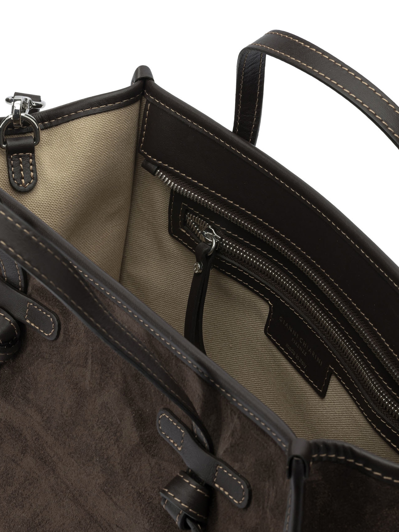 [GIANNI CHIARINI] Shoulder bag FW26 BS9762CM-PLMISS MARCELLA 322107-ESPRESSO