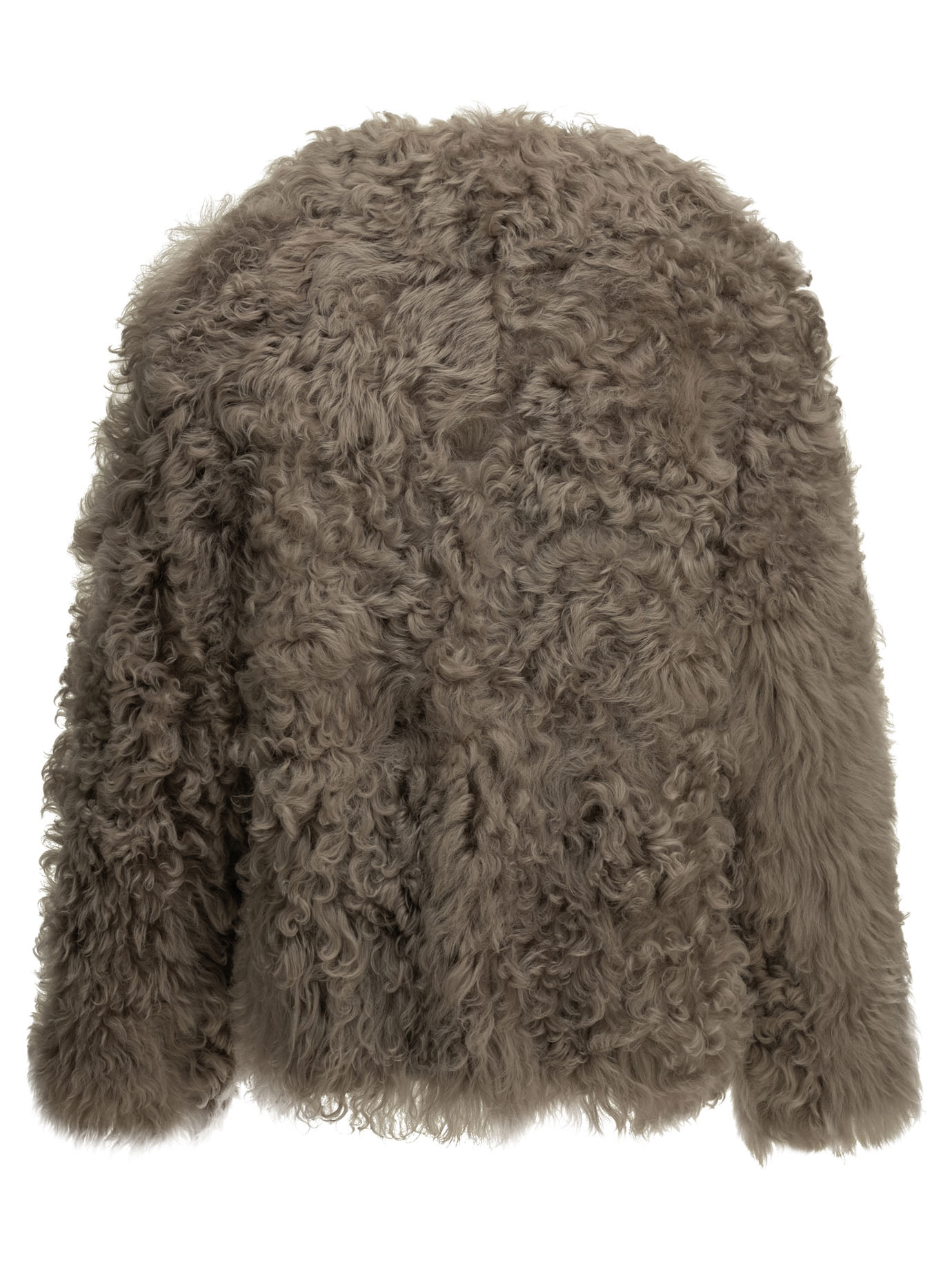 [Blancha] Fur Jacket FW26 26133-300TORTORA