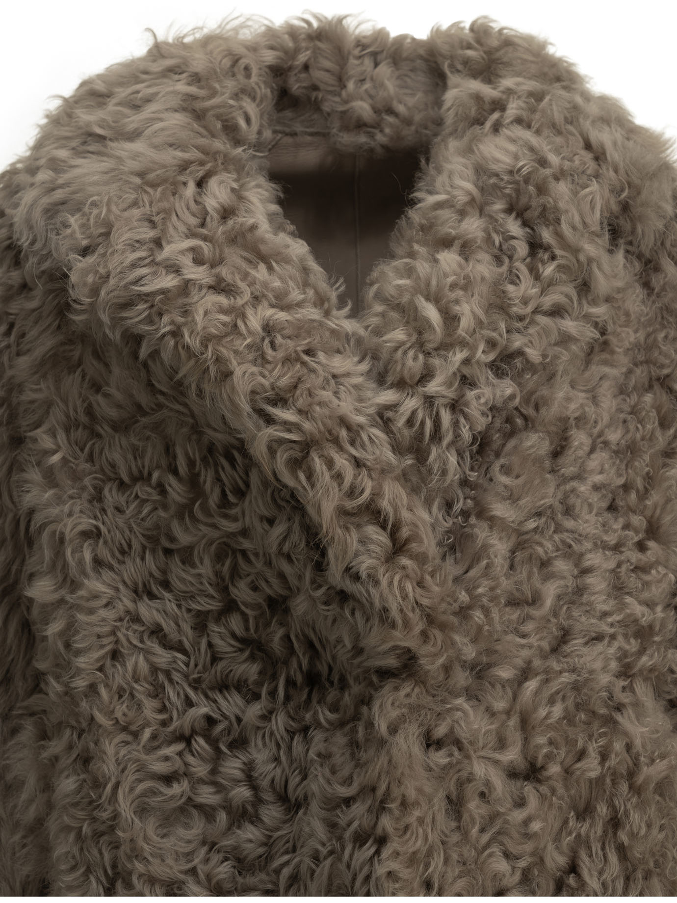[Blancha] Fur Jacket FW26 26133-300TORTORA