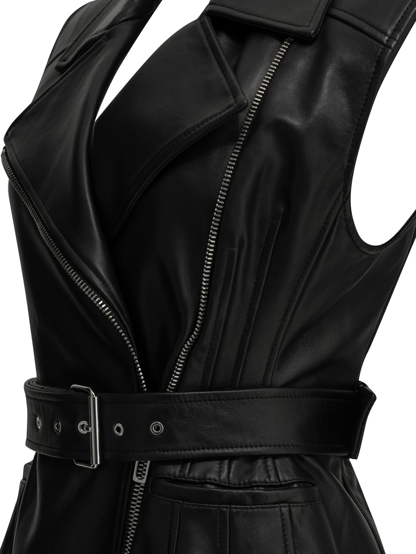[Max Mara Sportmax] Leather Jacket FW26 2622446031600SPXFAVELLA002