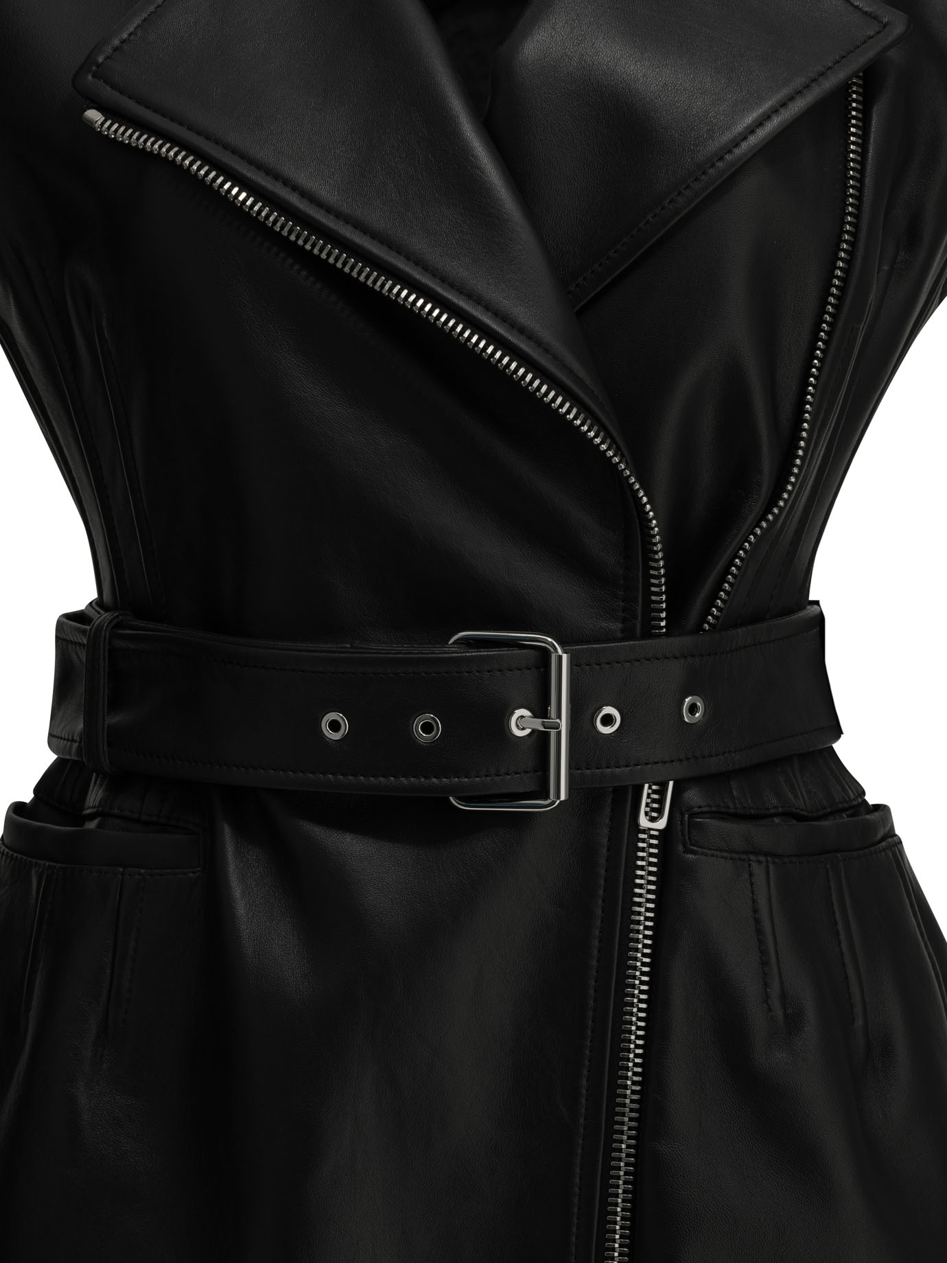 [Max Mara Sportmax] Leather Jacket FW26 2622446031600SPXFAVELLA002