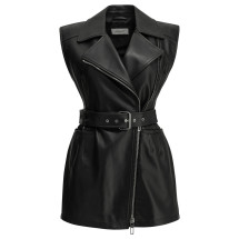 [Max Mara Sportmax] Leather Jacket FW26 2622446031600SPXFAVELLA002