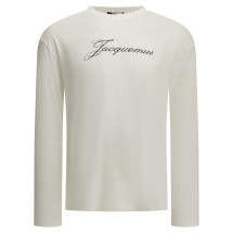[JACQUEMUS] T-shirts Long Sleeve FW26 TSU00351AJ00289WHITE