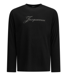[JACQUEMUS] T-shirts Long Sleeve FW26 TSU00351AJ00289BLACK
