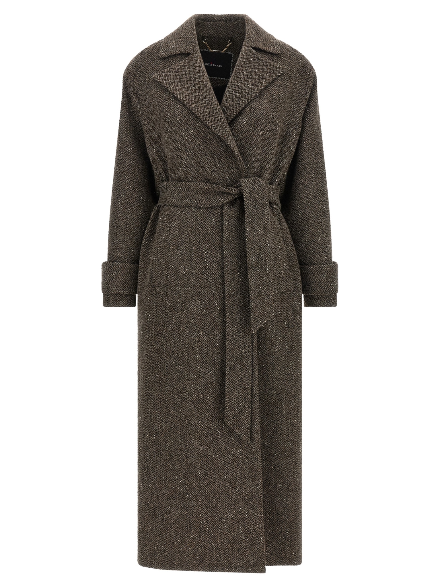 [Kiton] Coat FW26 D62612K0544I02MARRONE