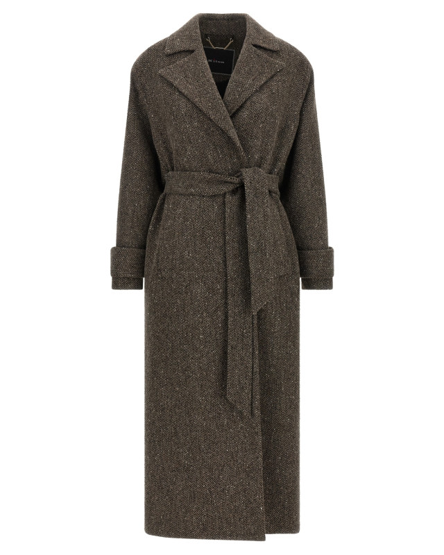 [Kiton] Coat FW26 D62612K0544I02MARRONE