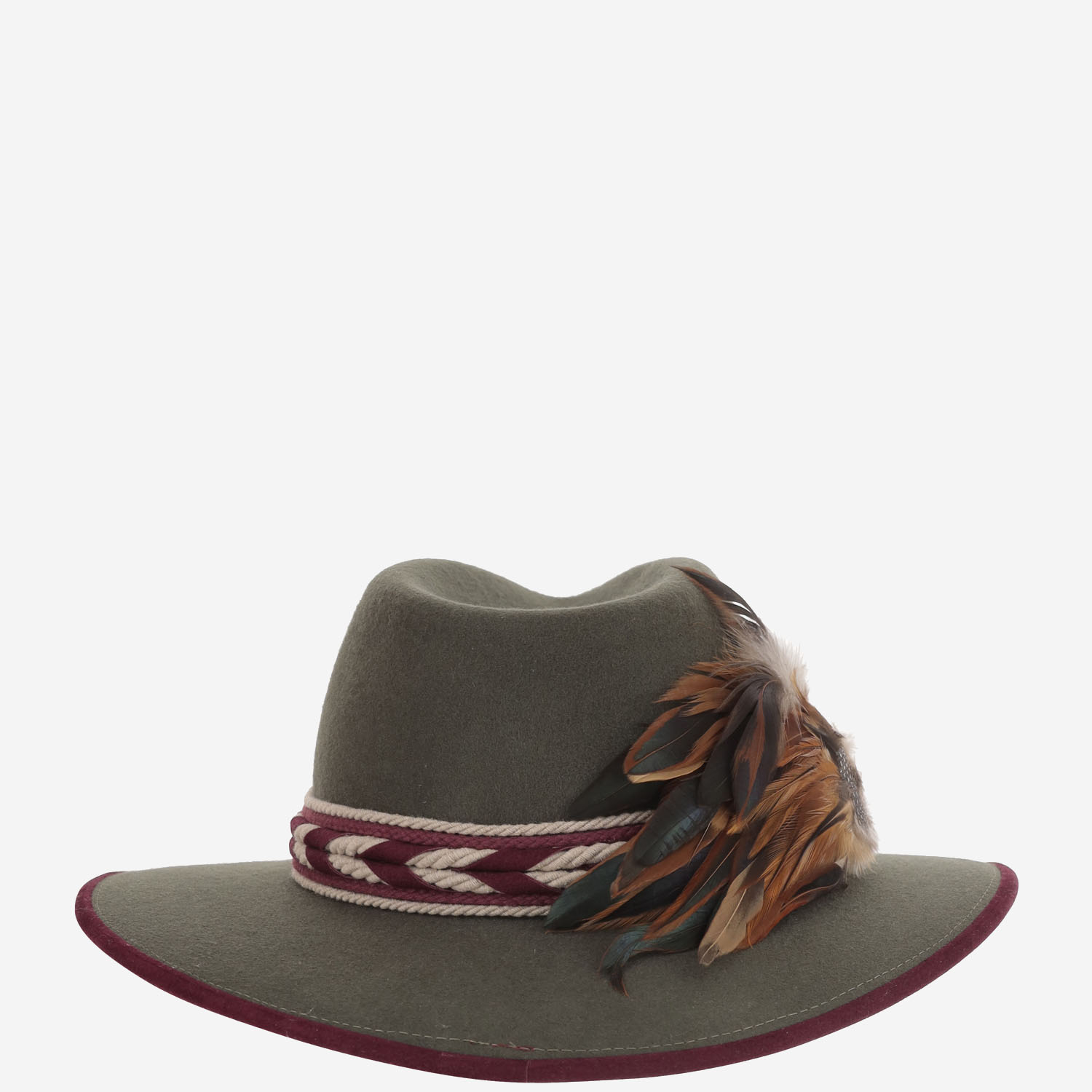 [ALEXIA ALVAREZ DE TOLEDO] Hat FW26 ALA9VERDECAQUI