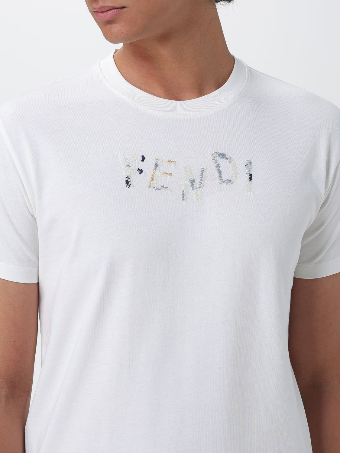 [Fendi] T-shirts FW26 FY1319AUOB F0H0G