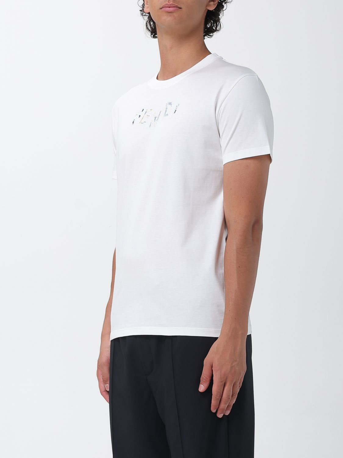 [Fendi] T-shirts FW26 FY1319AUOB F0H0G