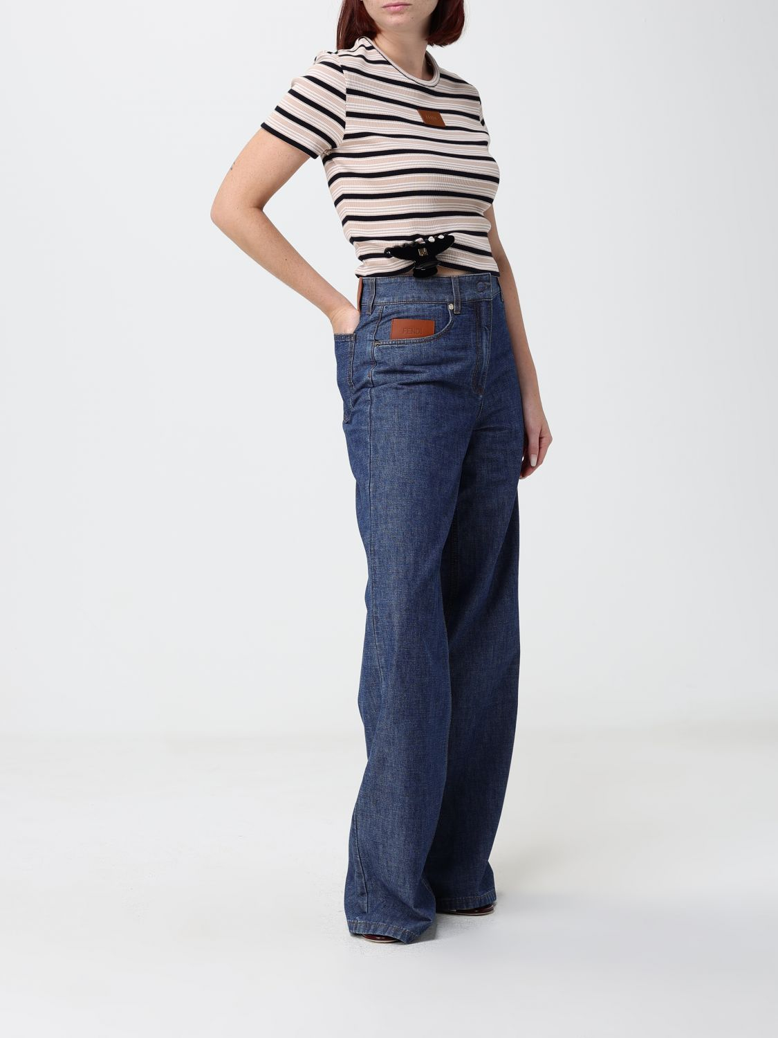 [Fendi] T-shirts FW26 FS8110AW88 F1X32