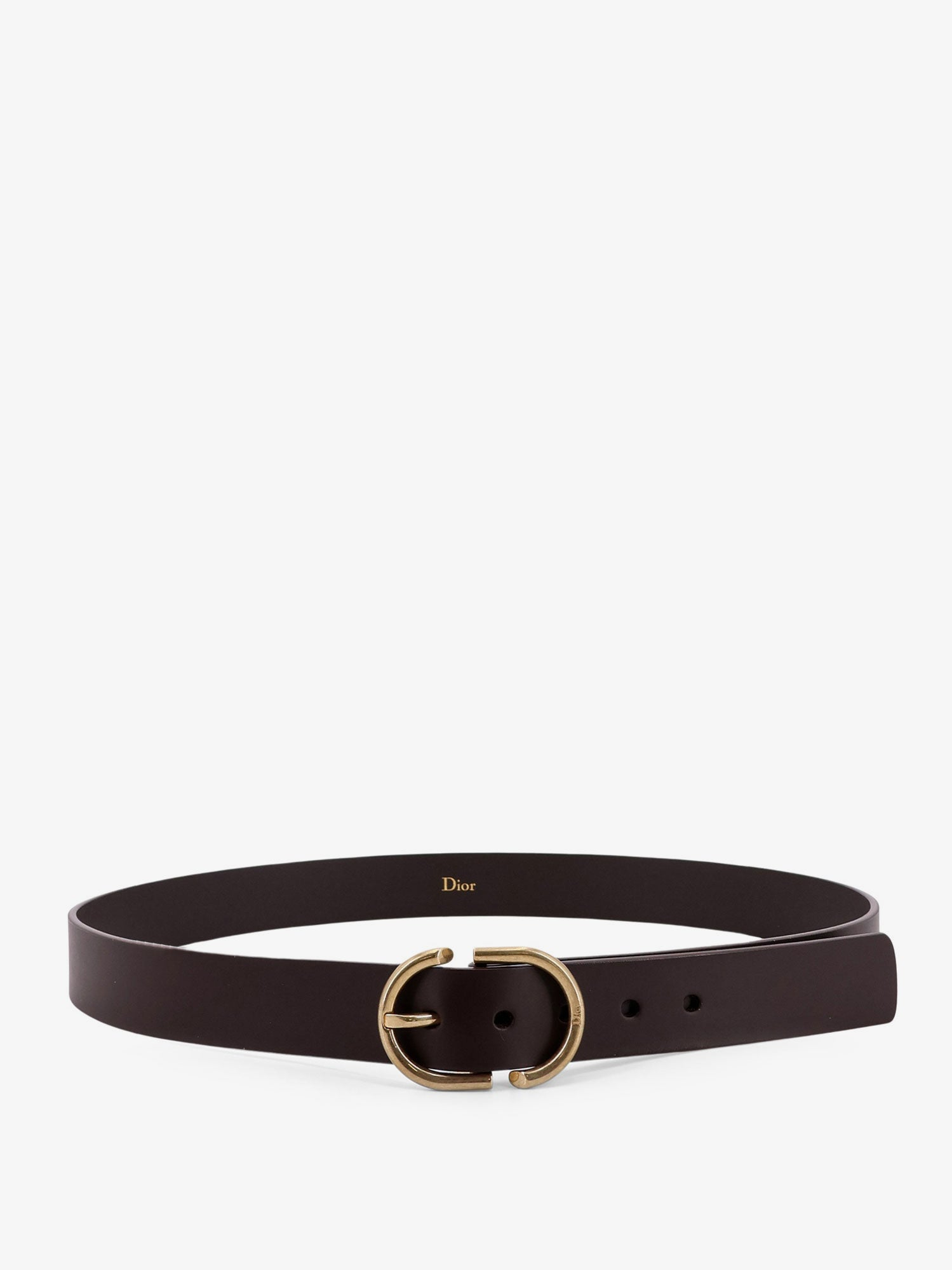 [Dior] Belt FW26 4585OWTOLDARKBROWN