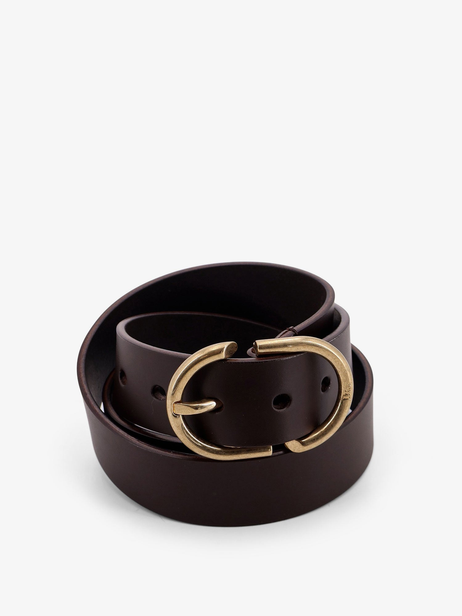 [Dior] Belt FW26 4585OWTOLDARKBROWN