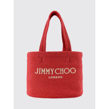 [Jimmy Choo] Tote bag SS26 BEACHTOTEEWMJYN RUBYREDLIGHTGOLD