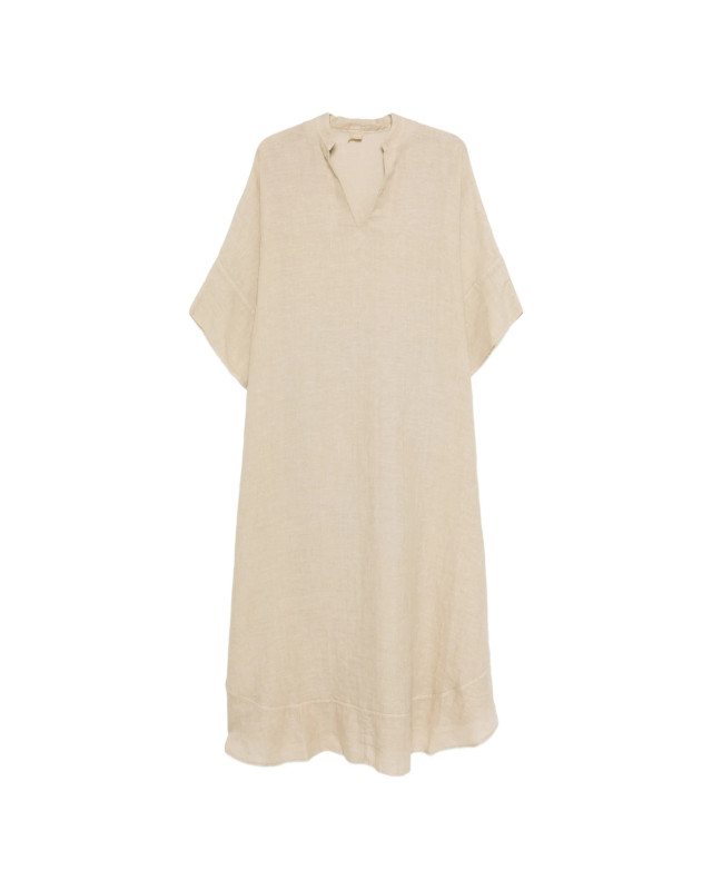 [120% LINO] Short sleeve dress SS26 33ALIW49FX0000115000000901