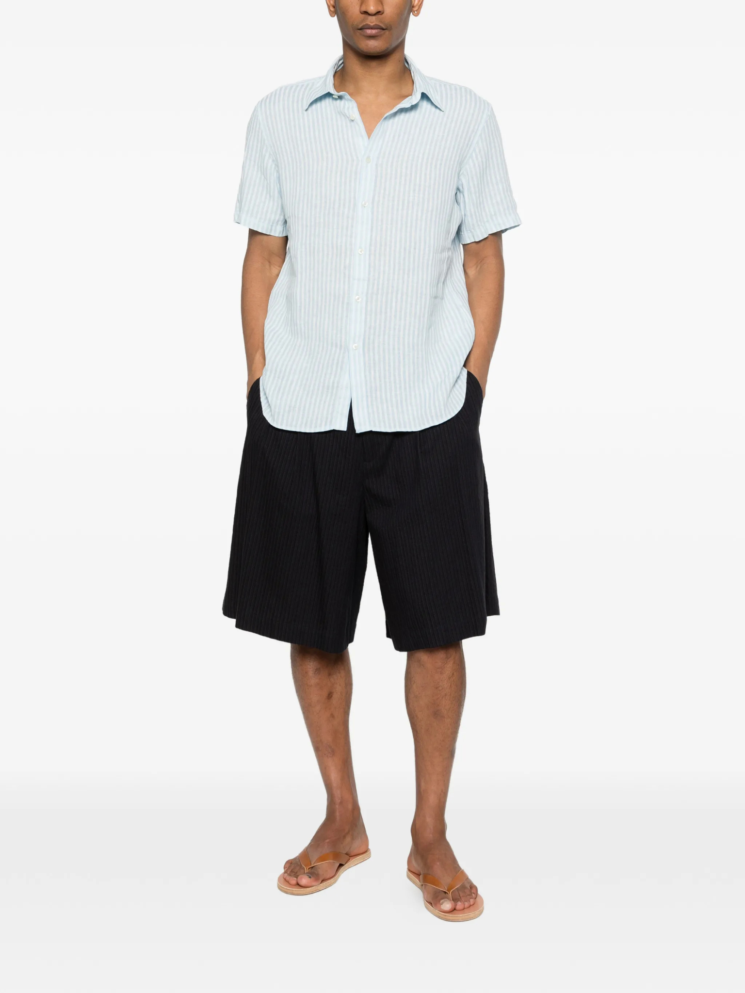 [120% LINO] Shirts Short Sleeve SS26 33ALIM1PKB000G445000000205