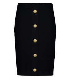 [Balmain] Midi skirt SS26 GF1LC018KJ430PA