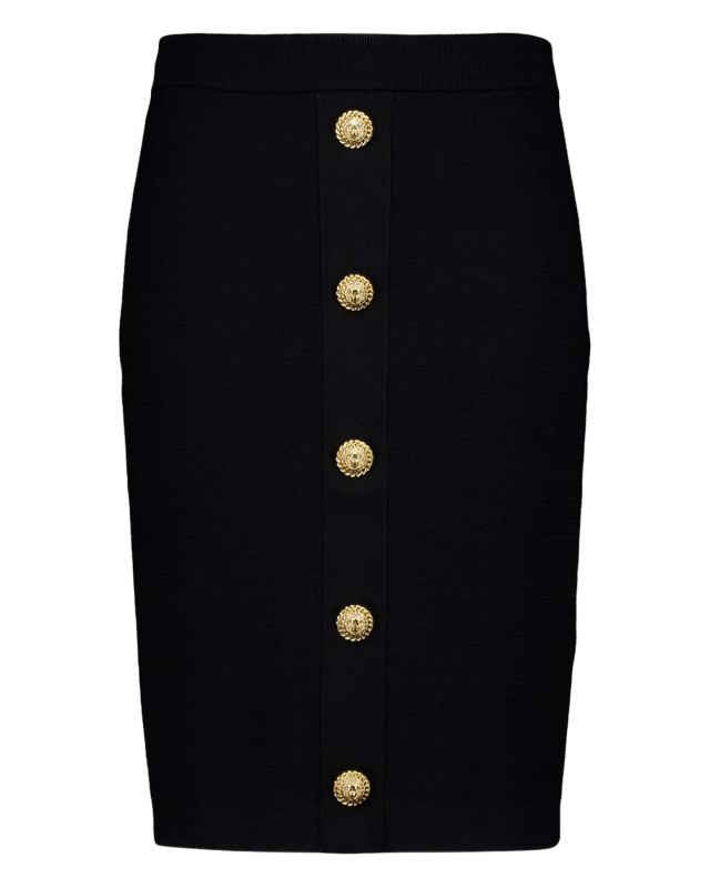 [Balmain] Midi skirt SS26 GF1LC018KJ430PA