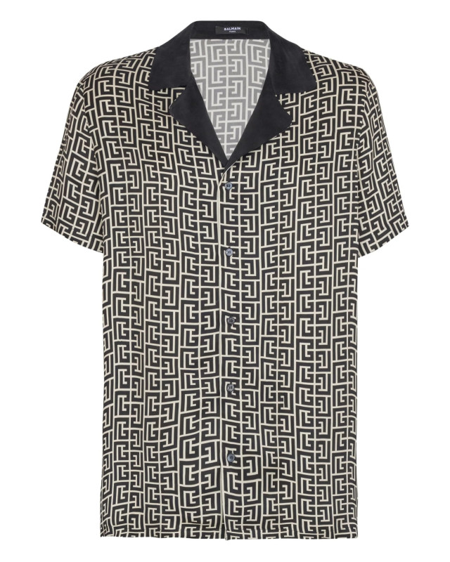 [Balmain] Shirts Short Sleeve SS26 GH1HN133VI36GXE