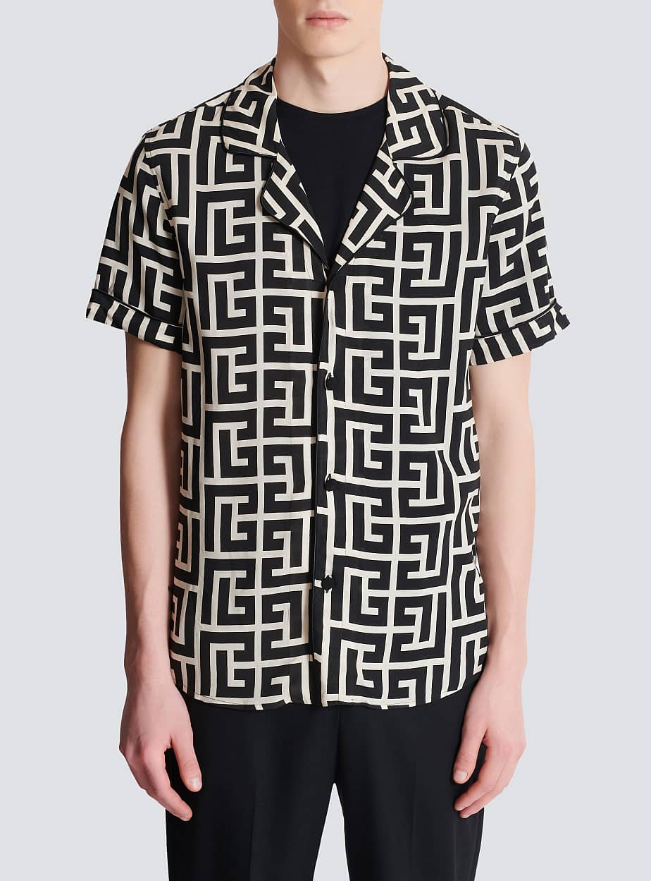 [Balmain] Shirts Short Sleeve SS26 FH1HN011VD01GFE
