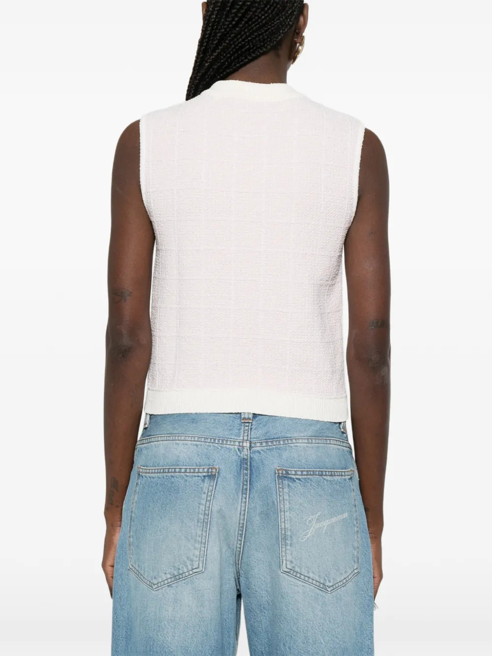 [Balmain] Tank top SS26 GF1AG850KJ48OIB