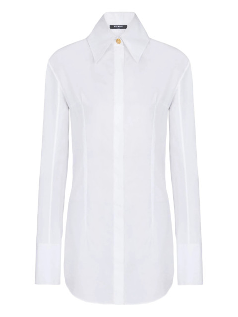 [Balmain] Shirts Long Sleeve SS26 GF1HS460CG220FB