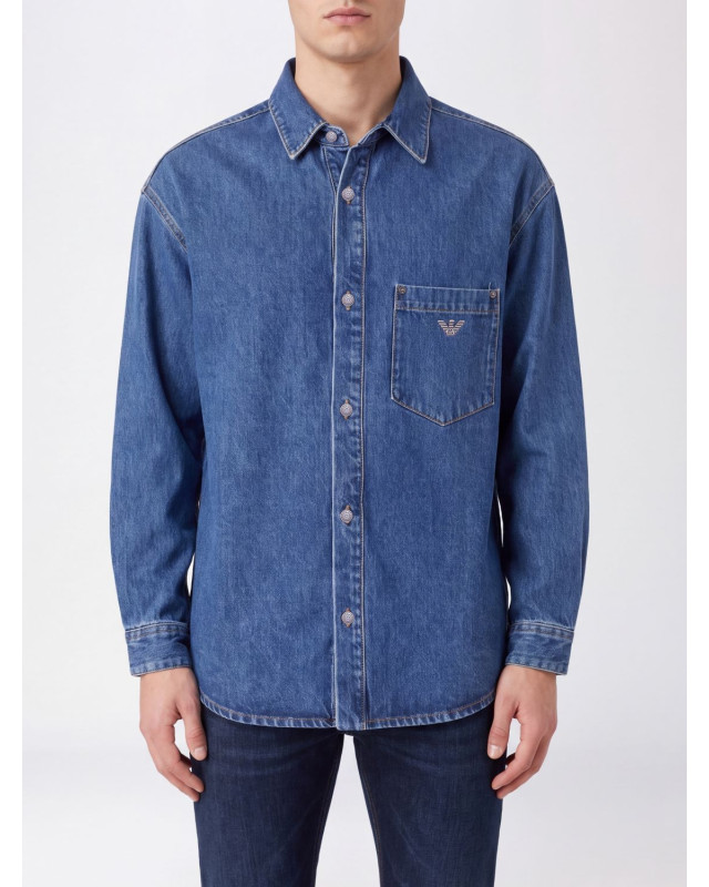 [Emporio Armani] Shirts Long Sleeve FW26 EM007105AF17805 MB002