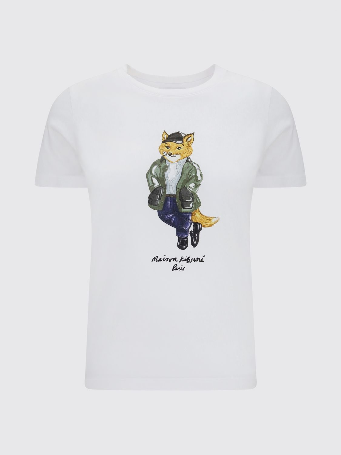 [MAISON KITSUNE] T-shirts FW26 MRWJT11KJ7026 P100