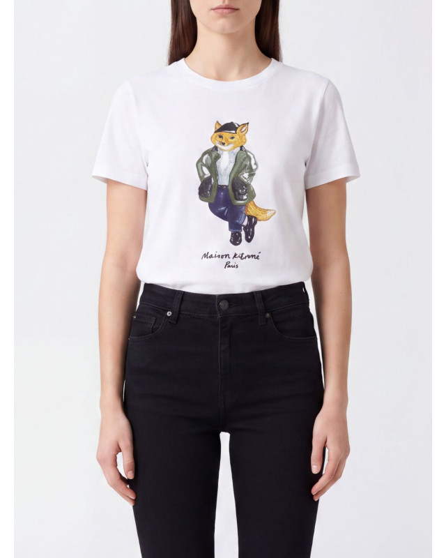 [MAISON KITSUNE] T-shirts FW26 MRWJT11KJ7026 P100